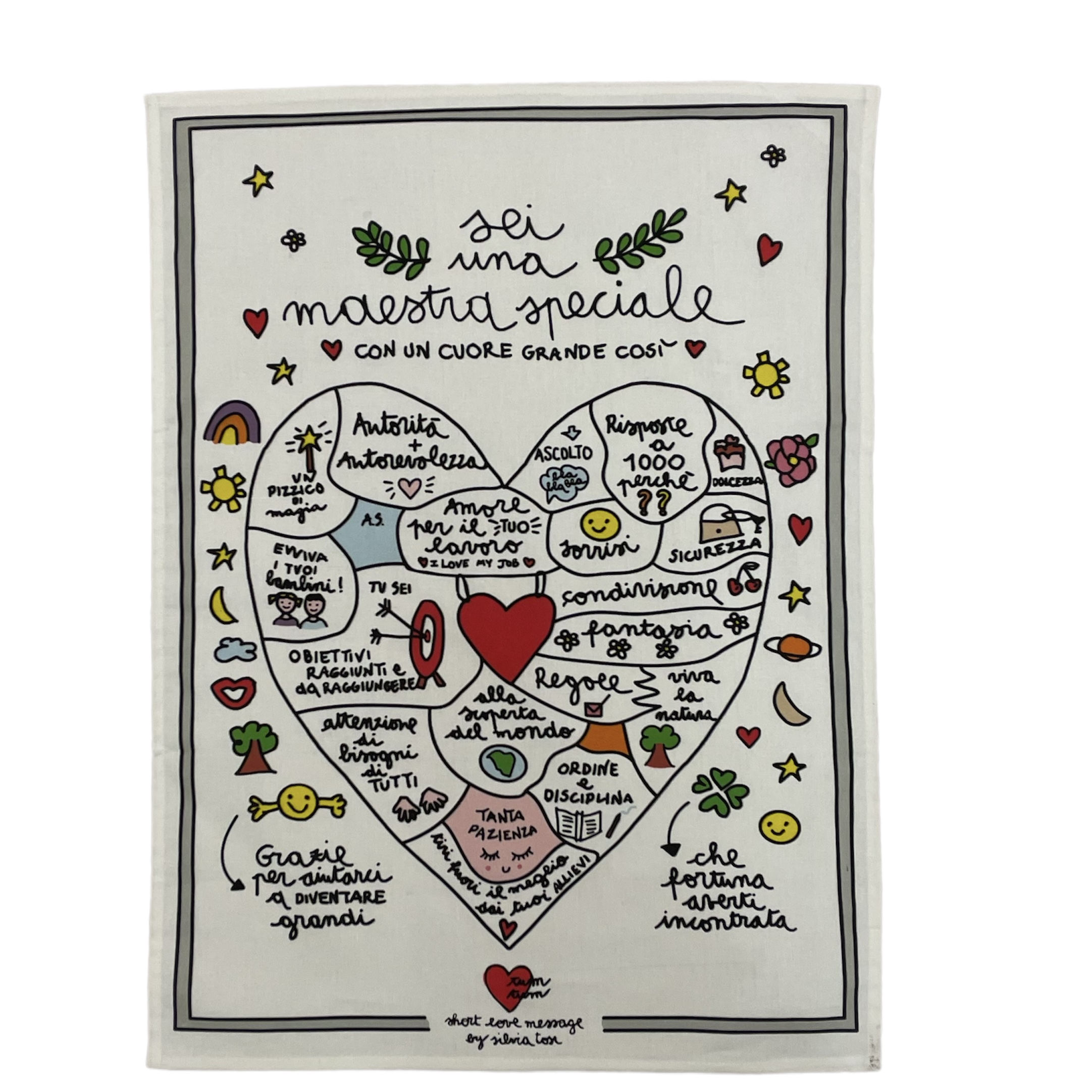 Primitives By Kathy Strofinaccio Cotone Love Wine 71x71 Cm - Canovaccio Da Cucina